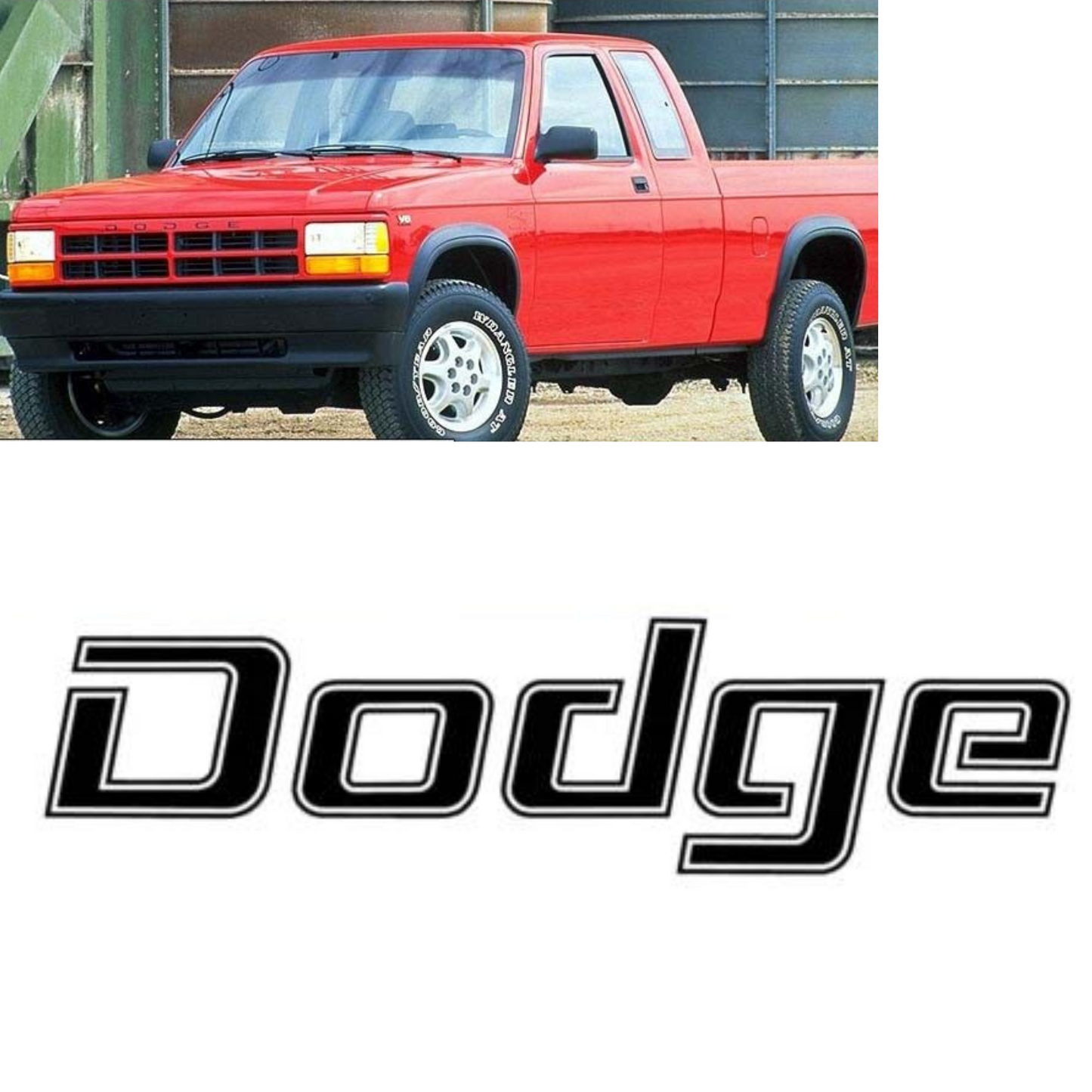 1969-1984 Vintage Dodge Tailgate Decal Logo-0